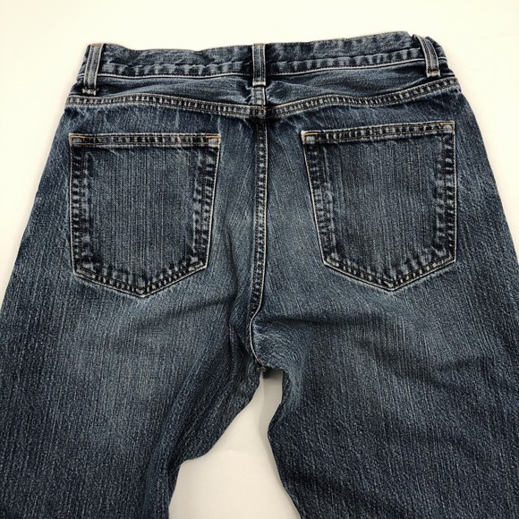 Cremieux Relaxed Denim Jeans Mens 30/32 x 29.5 Straight Blue Distressed *FLAW - Picture 4 of 12